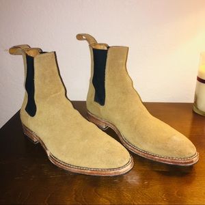 Suede Chelsea Boots - 91/2 - OG price $185